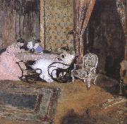 Edouard Vuillard Three women in the sitting room oil painting artist